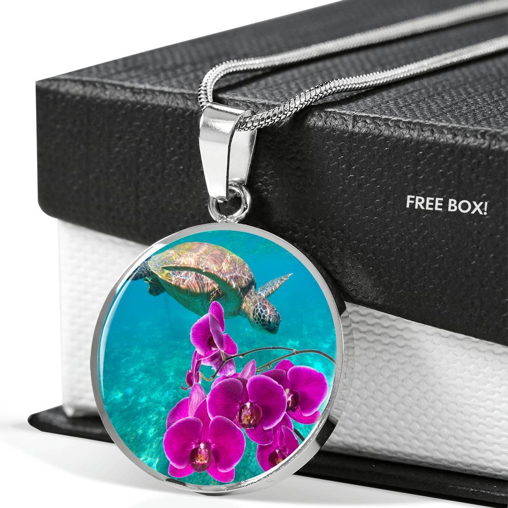 Ocean Ochids Necklace