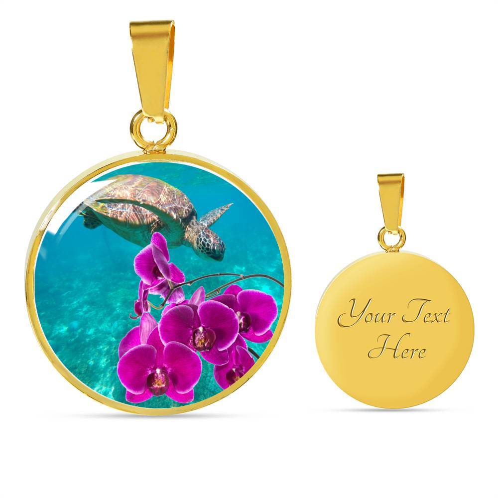Ocean Ochids Necklace