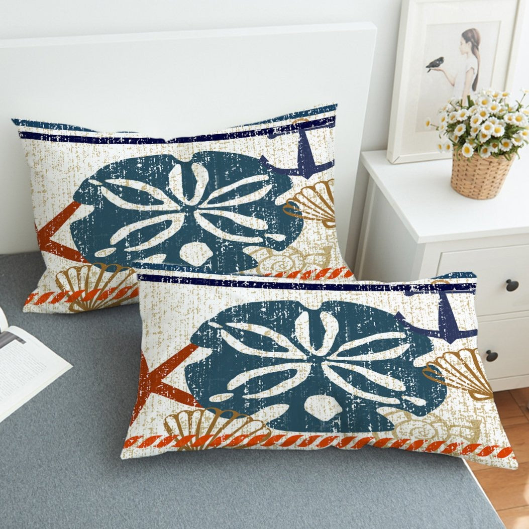 Beachy Sand Dollar Pillow Sham
