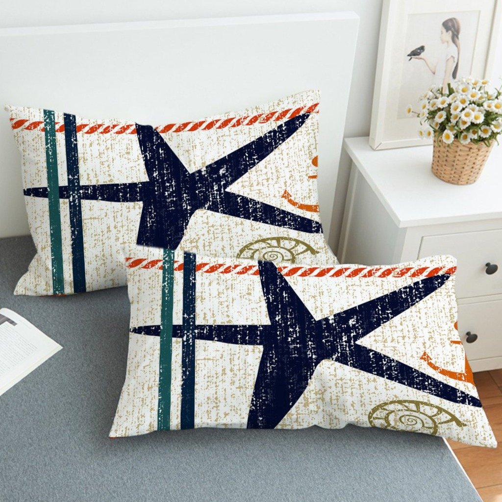 Beachy Starfish Bedding Set