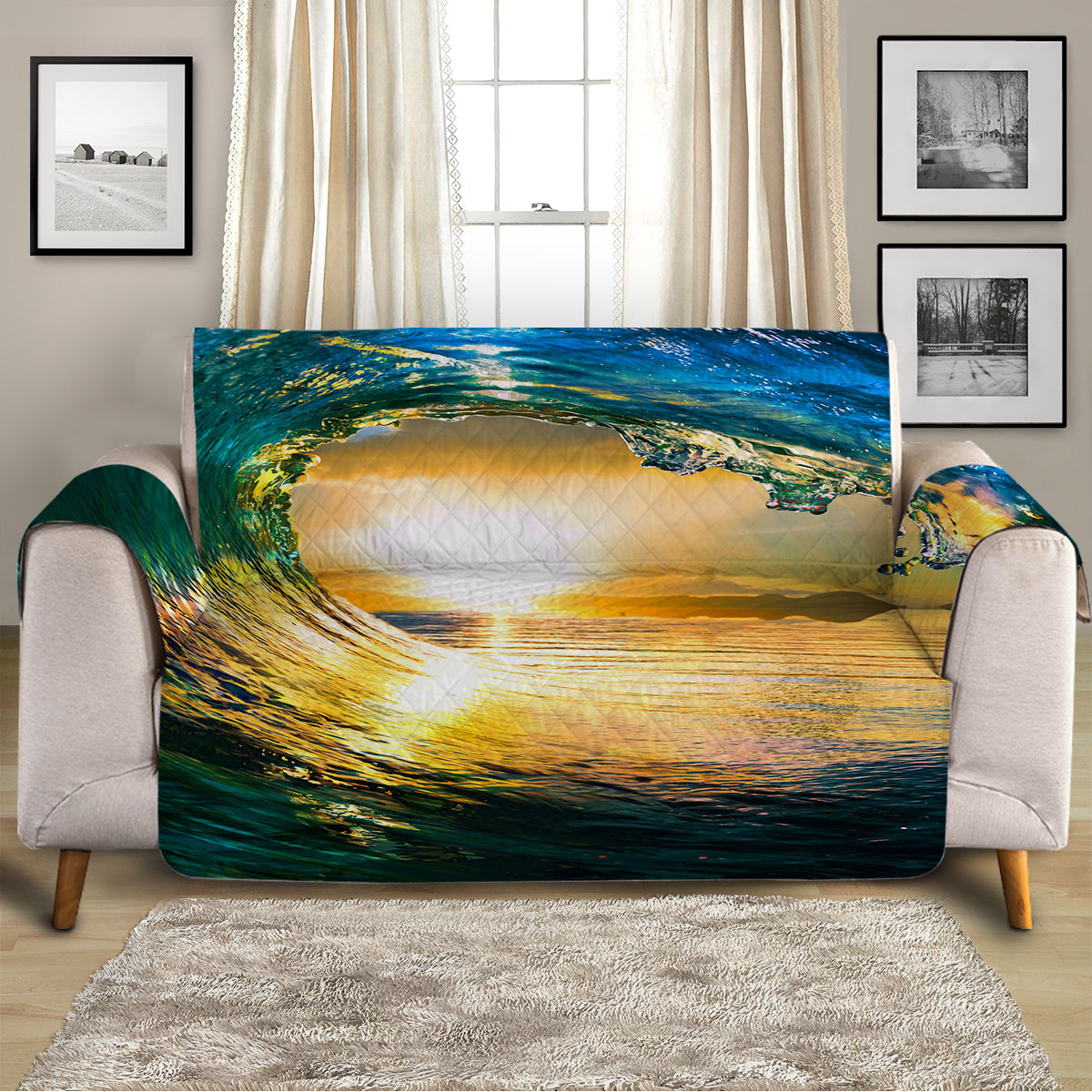 Eye of the Ocean Sofa Cover