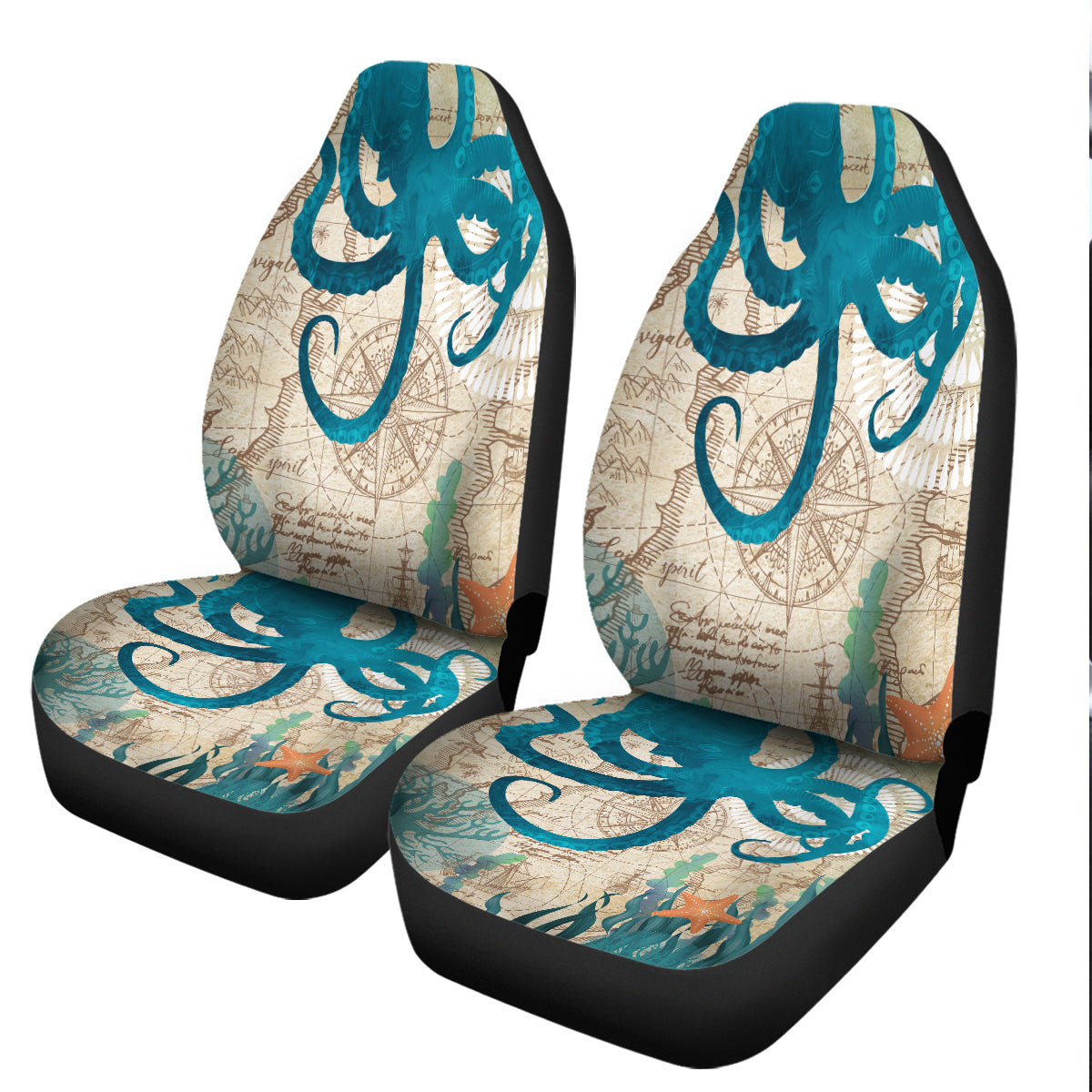 Octopus Love Car Seat Cover