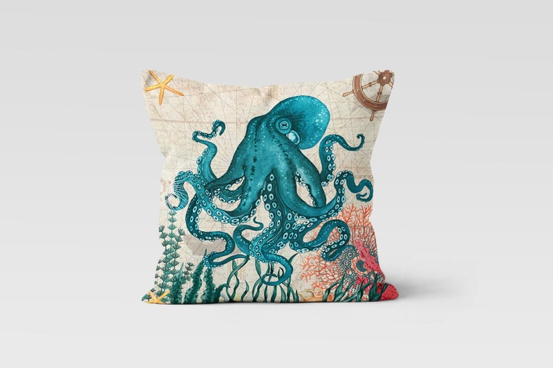 Under the Sea Set of 4 Pillow Covers