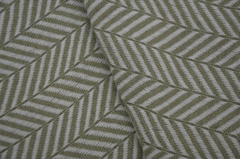 Olive Green 100% Cotton Round Beach Towel