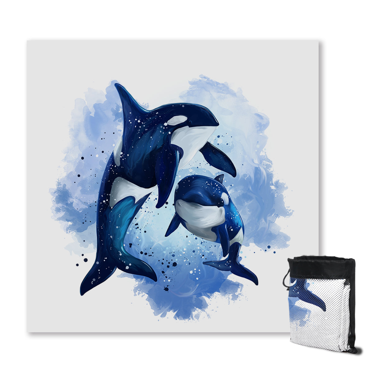 The Royals of Whales Sand Free Towel