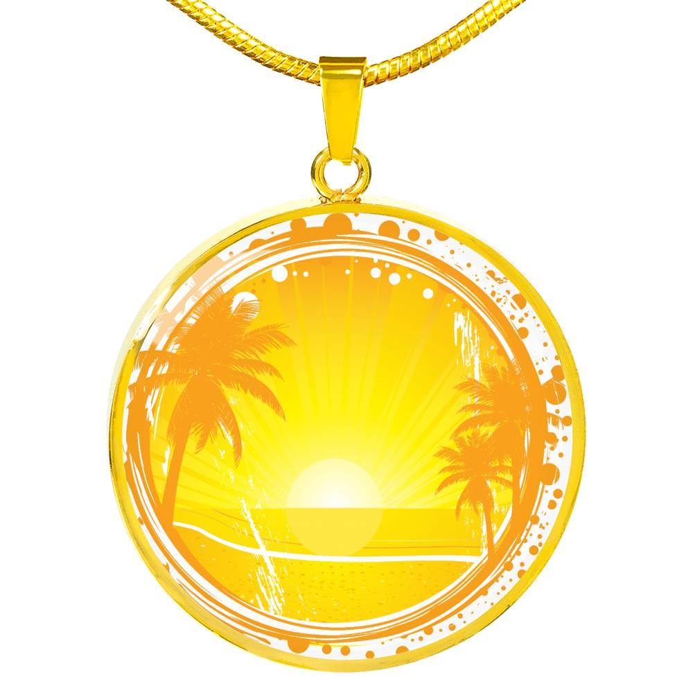 Palm Sunset Necklace