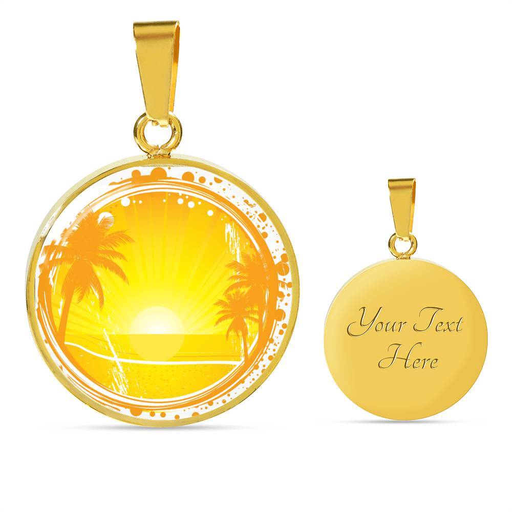 Palm Sunset Necklace