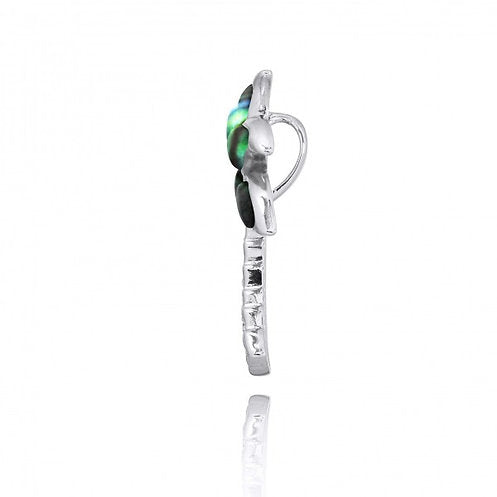 Abalone Shell Palm Tree Necklace - Miami