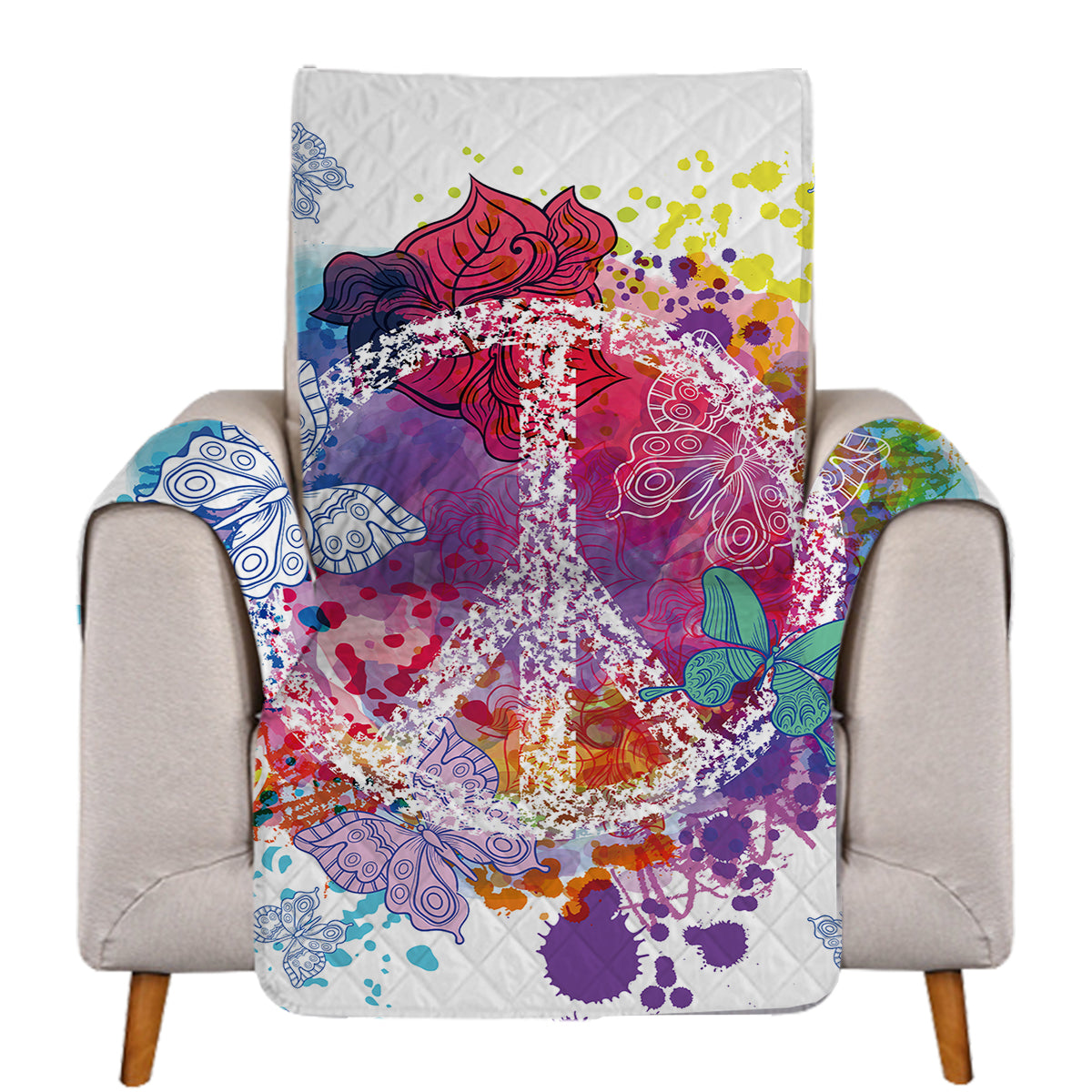 Peace on the Beach Sofa Cover