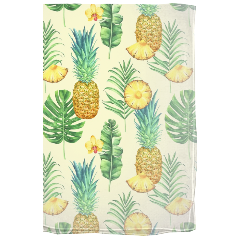 Pineapple Soft Silky Scarf
