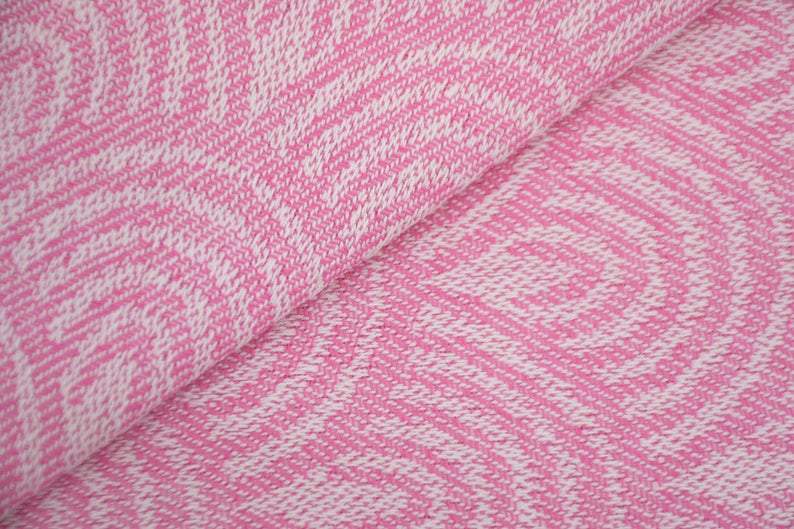 Pink Waves 100% Cotton Towel