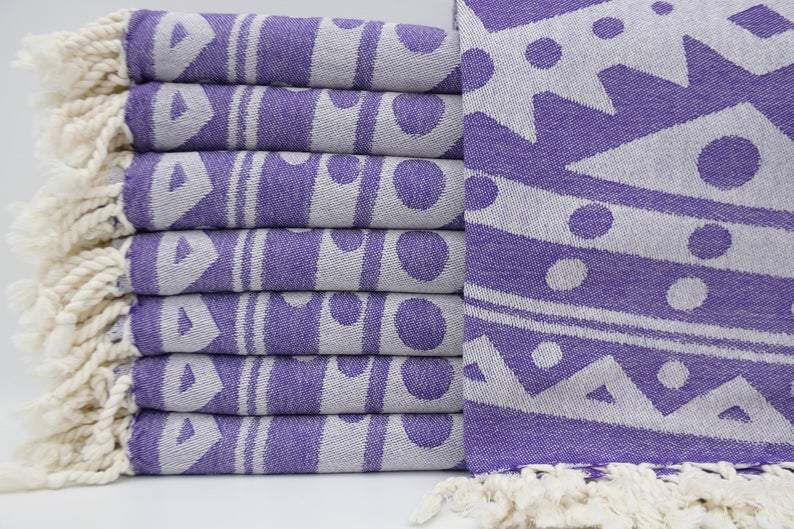 Purple Mandala 100% Cotton Towel