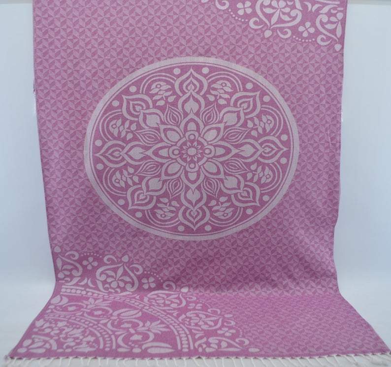 Purple Mandala 100% Cotton Towel