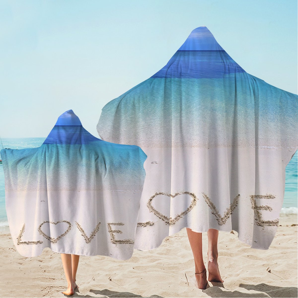 Sandy Love Hooded Towel