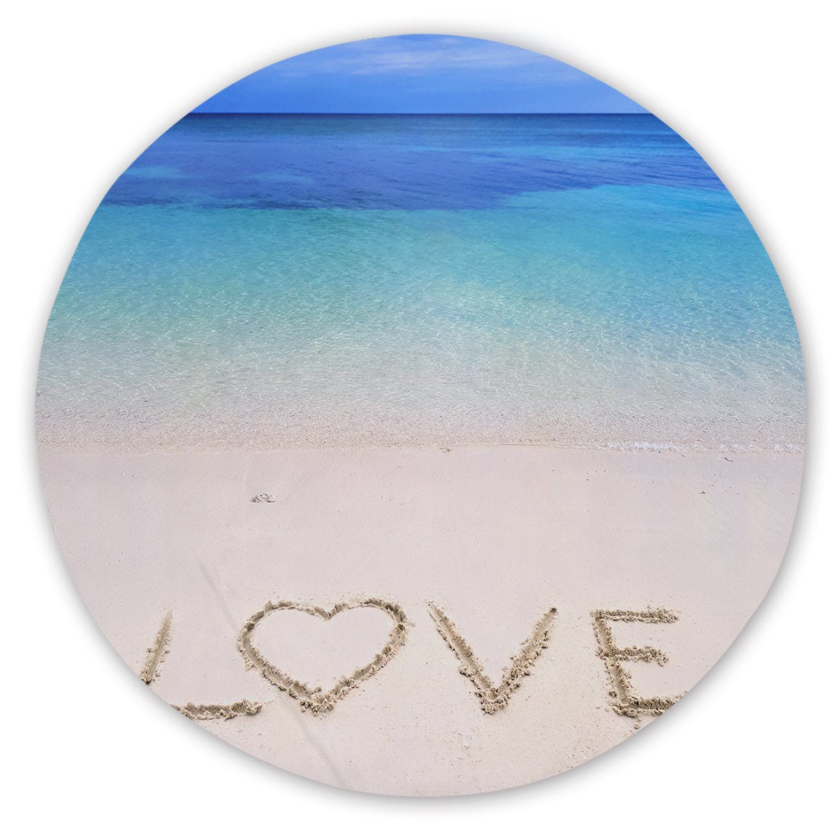 Sandy Love Round Sand-Free Towel
