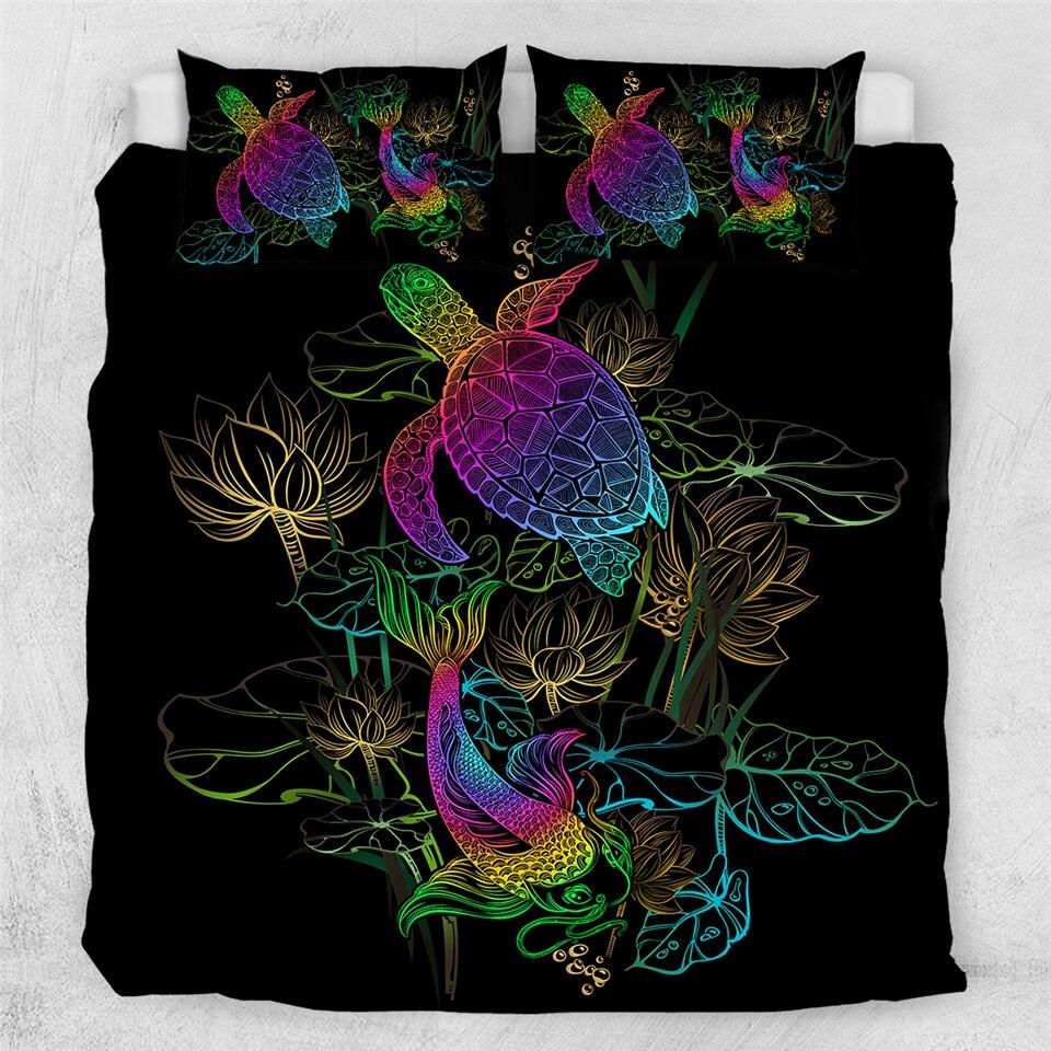 Sea Turtle and Koi Bedding Set