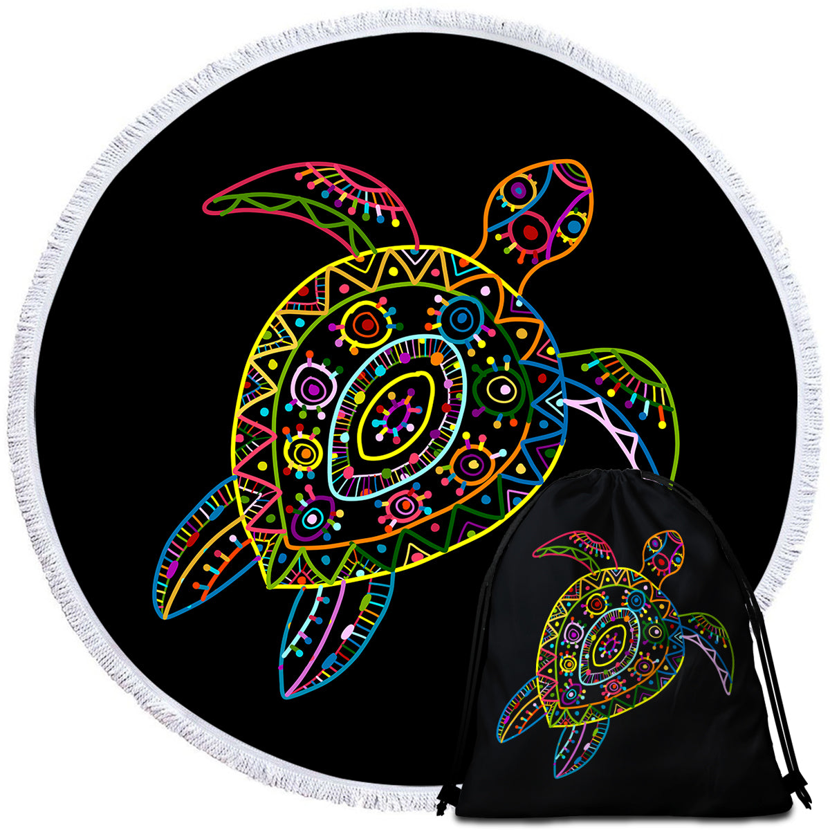 Free Spirit Turtle Towel + Backpack