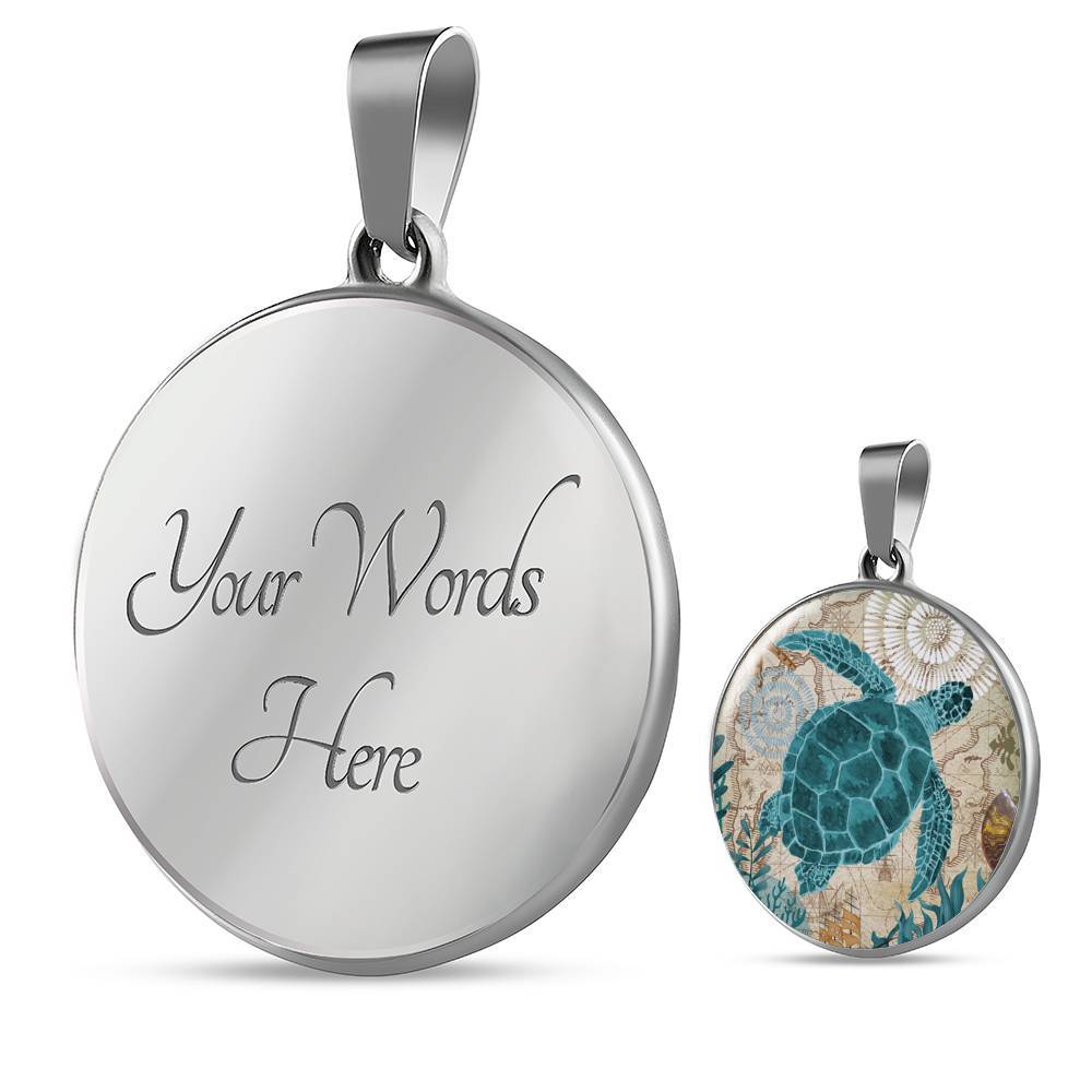 Sea Turtle Love Necklace
