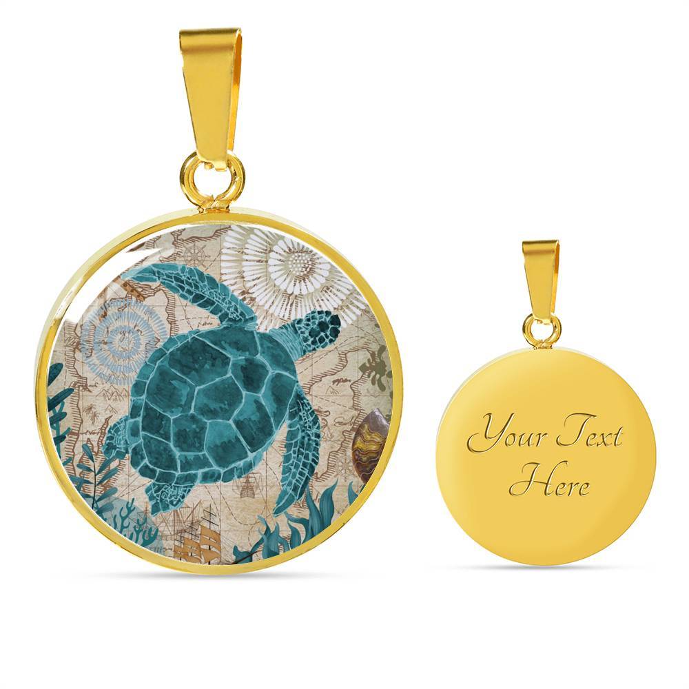 Sea Turtle Love Necklace
