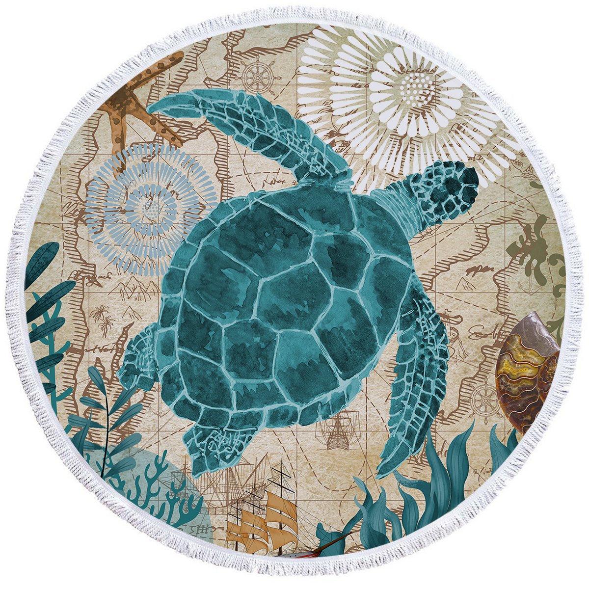 Sea Turtle Love Towel + Backpack