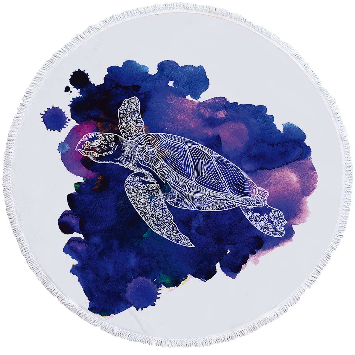 Sea Turtle Purple Towel + Backpack