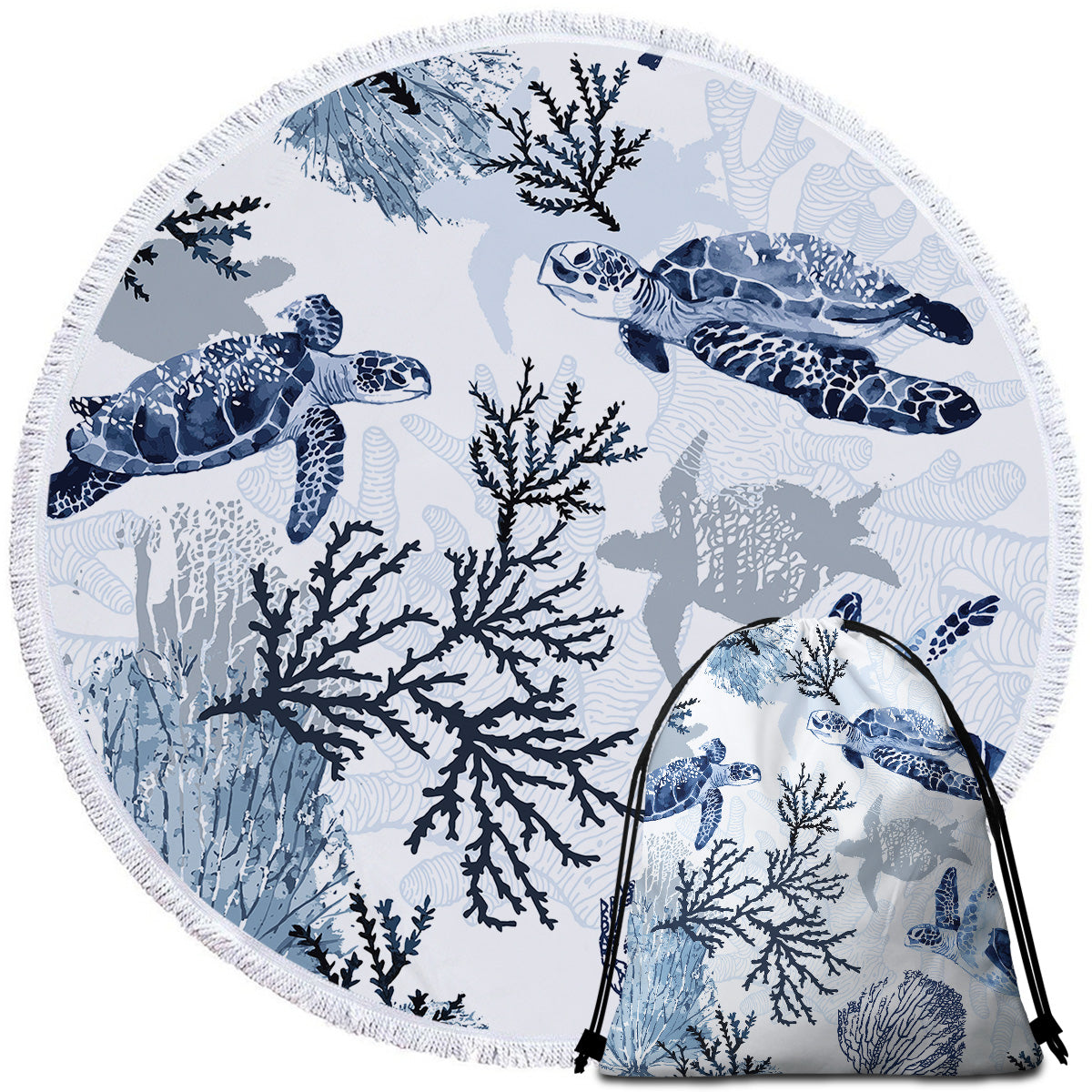 Sea Turtle Wonders Towel + Backpack