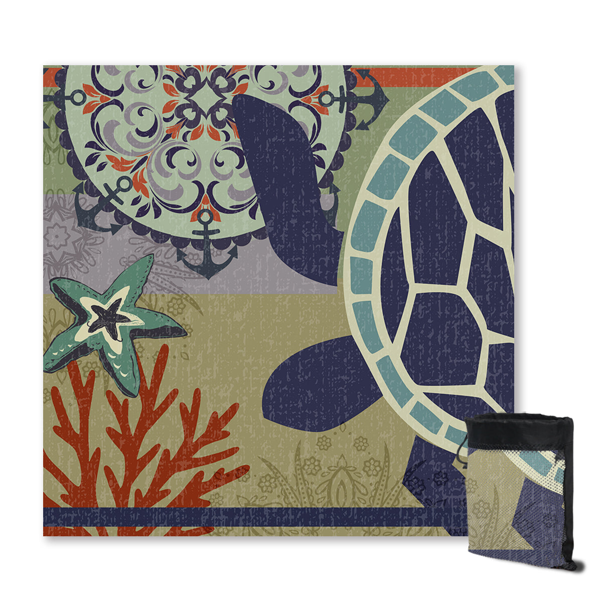 Sea Turtle Passion Sand Free Towel