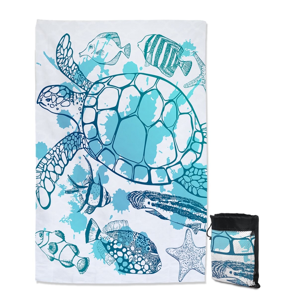 Sea Turtle Society Sand Free Towel
