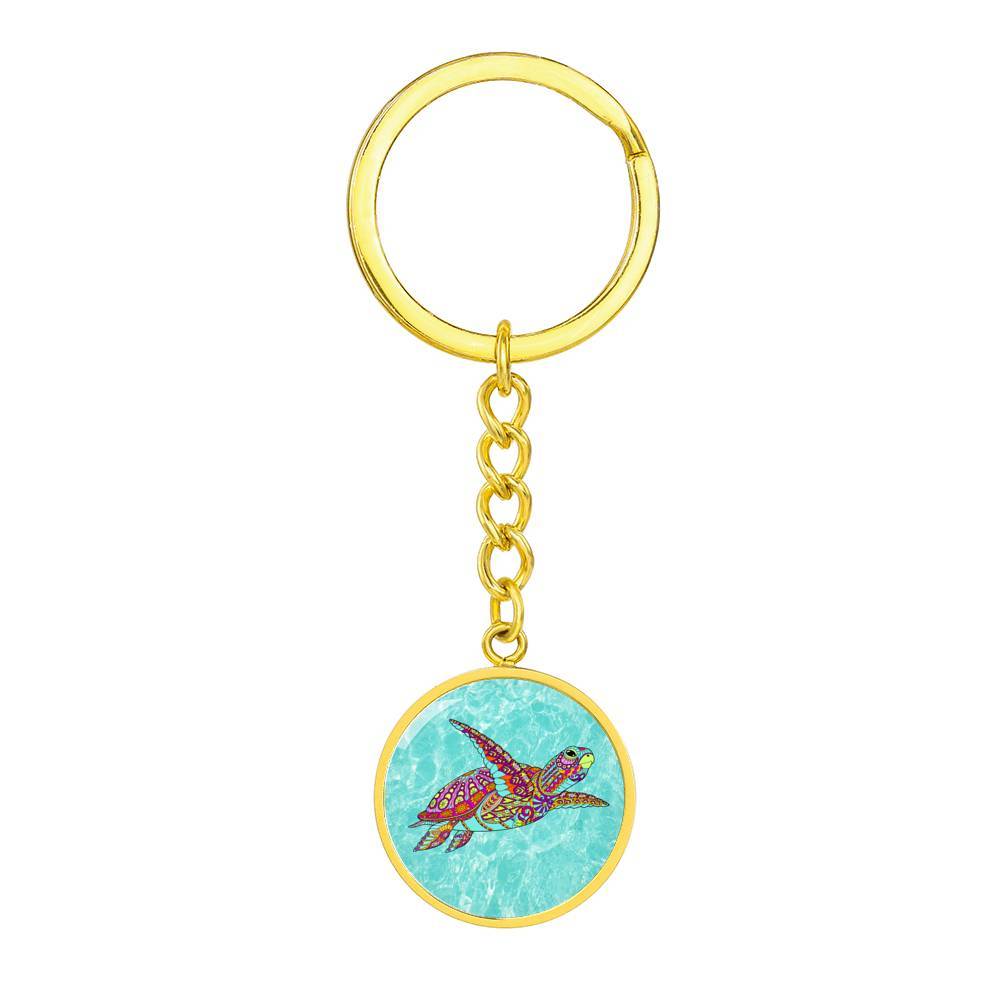 Sea Turtle Spirit Beachy Keychain