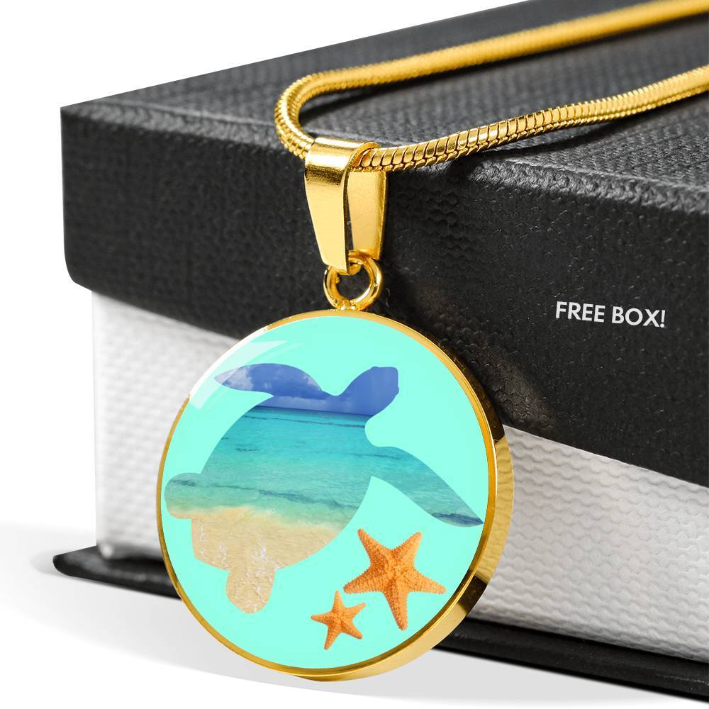 Sea Turtle Starfish Necklace