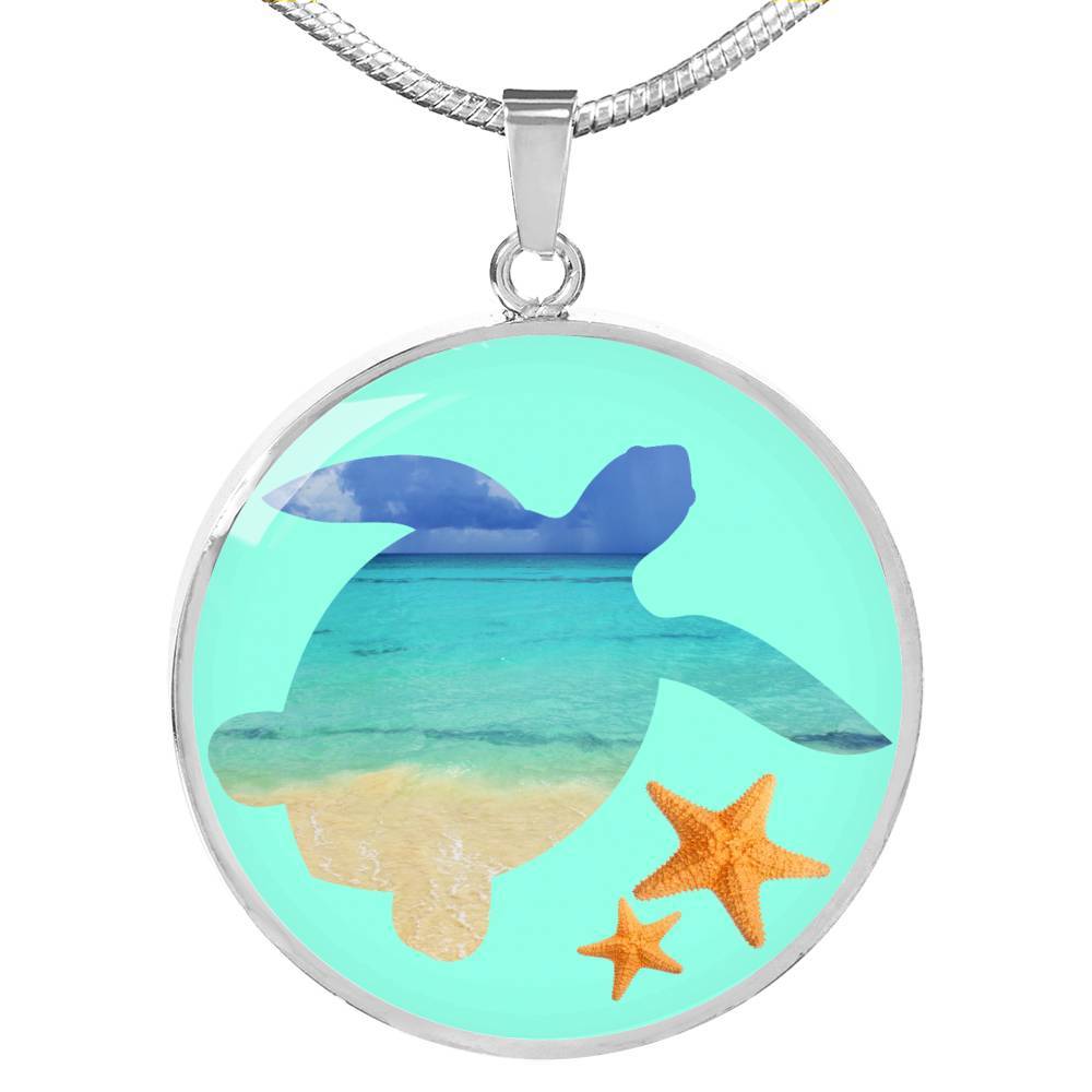 Sea Turtle Starfish Necklace