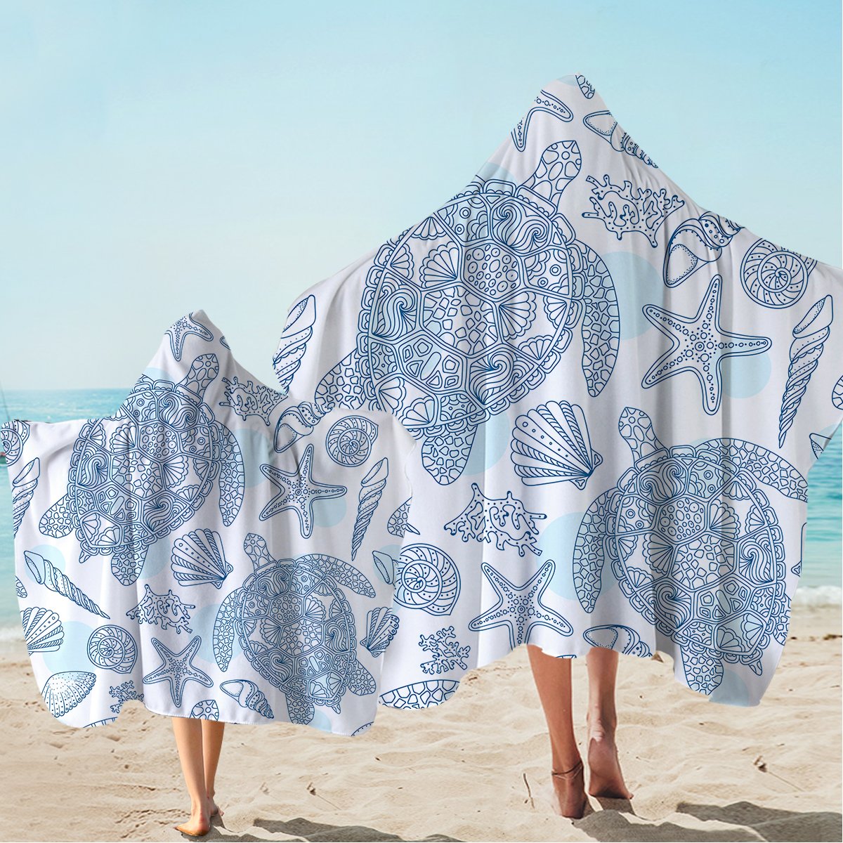 Sea Turtles Way Hooded Towel