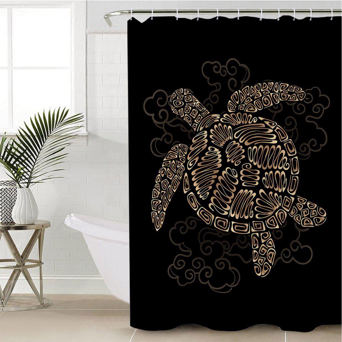 Shelly the Sea Turtle Shower Curtain