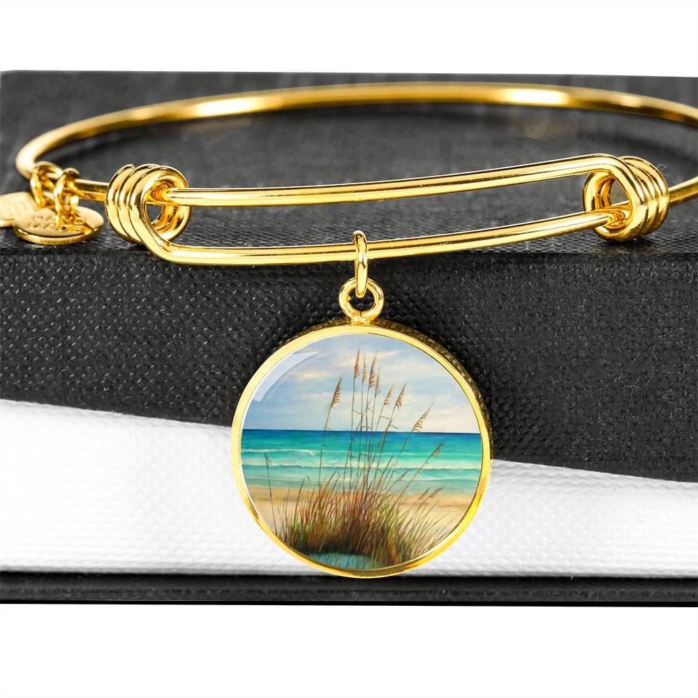 Siesta Key Beachy Bangle Bracelet