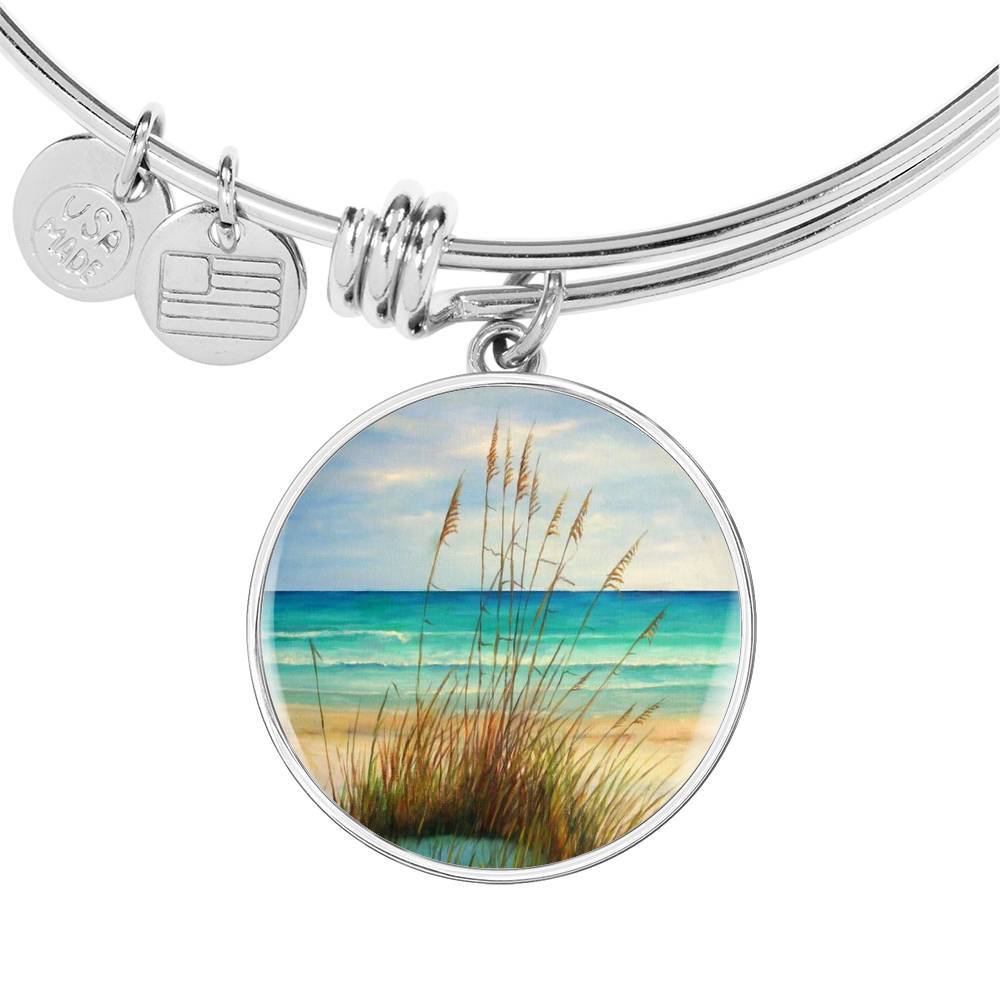 Siesta Key Beachy Bangle Bracelet