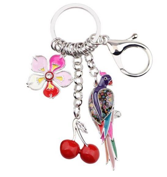 Summer Vibes - Enamel Pendant Key Ring