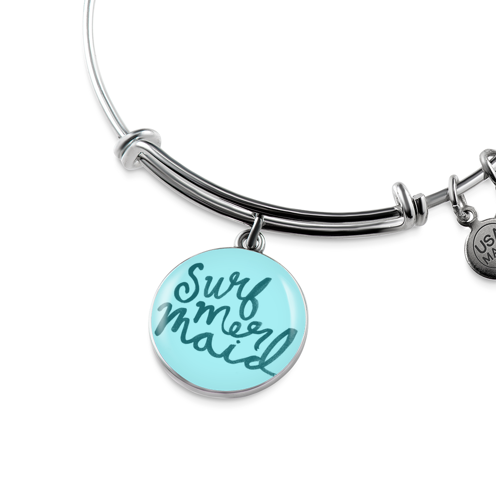 Surf Mermaid Bangle Bracelet