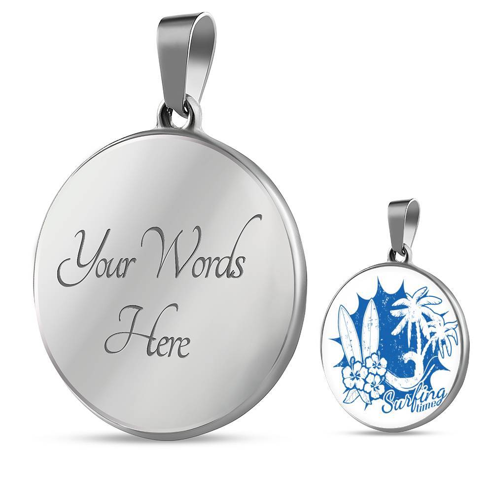 Surfing Time Necklace