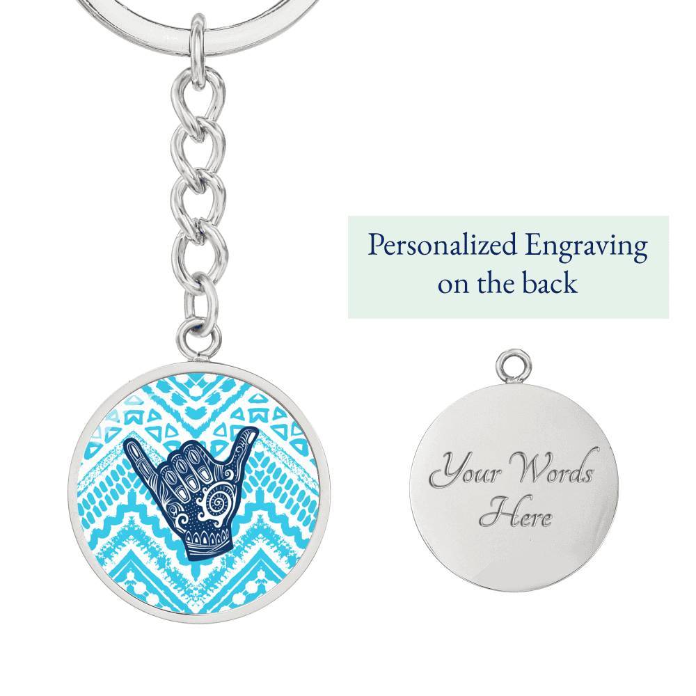 Sweet Shaka Vibes Beachy Keychain