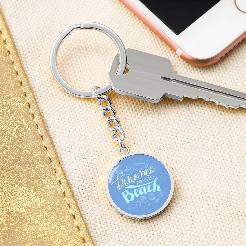Take me to the Beach Beachy Keychain