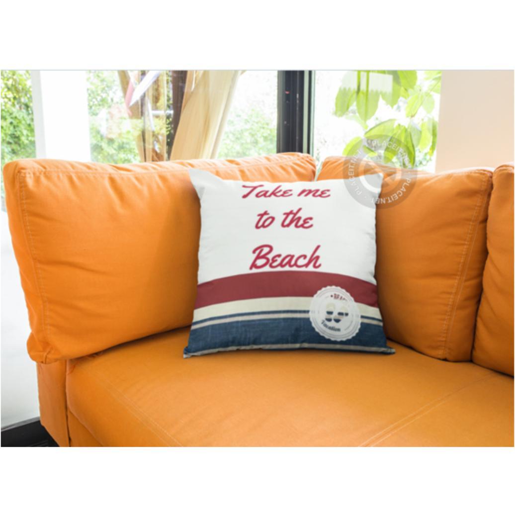 Take Me to the Beach Pillow Cover