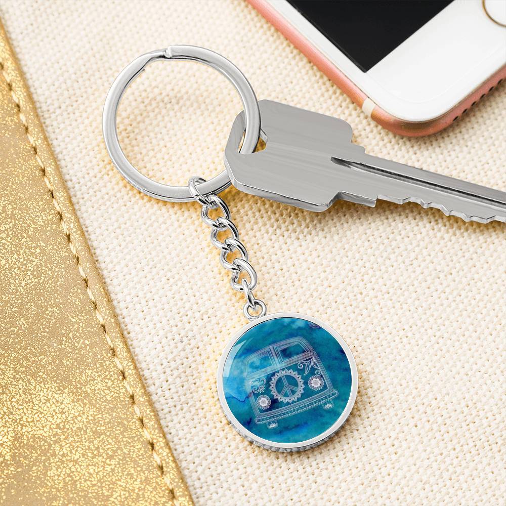 The Cool Bus Beachy Keychain