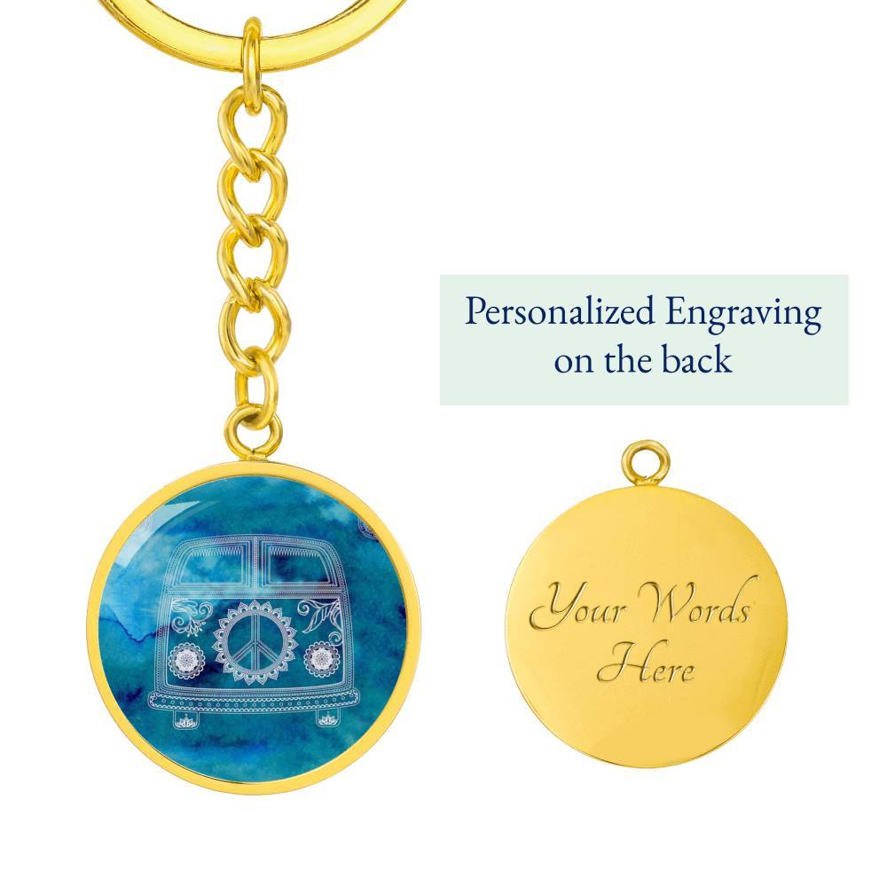 The Cool Bus Beachy Keychain