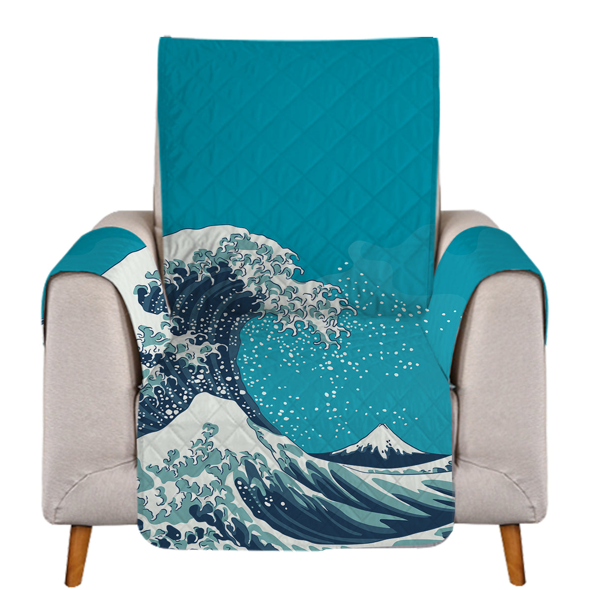 The Great Wave Sofa Cover