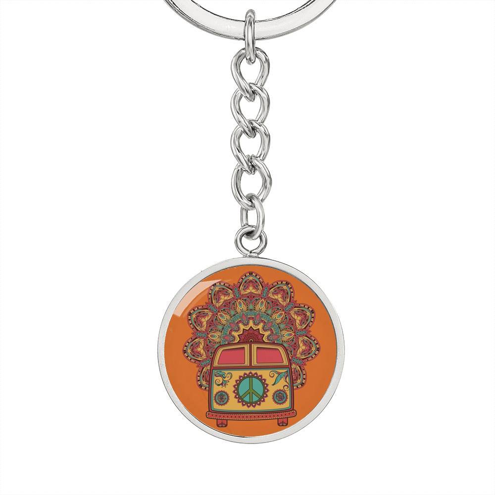 The Happy Bus Beachy Keychain