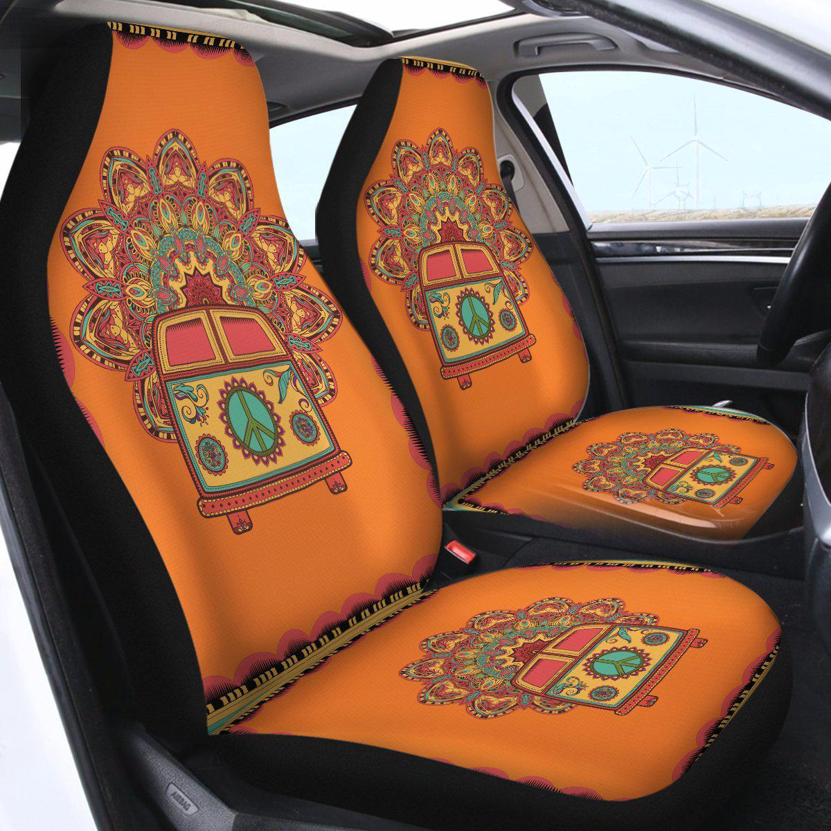 The Happy Bus Car Seat Cover