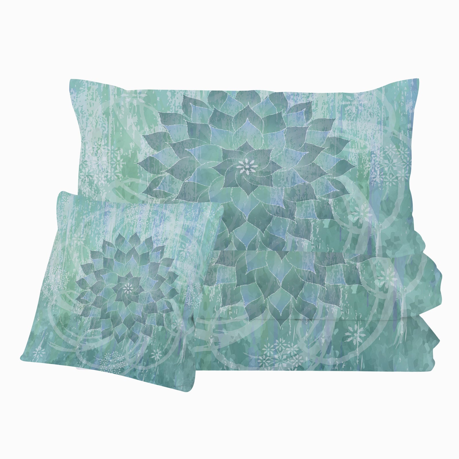 The Ocean Hues Comforter with Shams and Pillow Cover