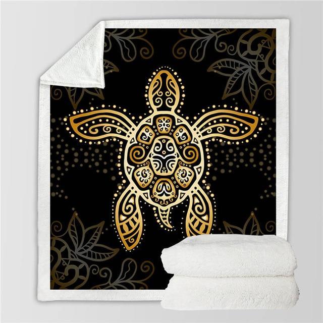 The Original Golden Turtle Soft Sherpa Blanket