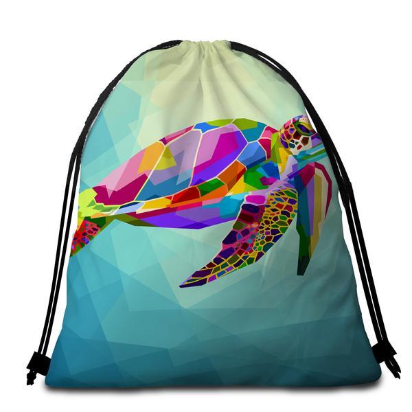 The Original Maui Sea Turtle Towel + Backpack