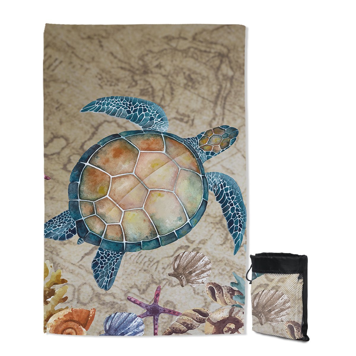 The Original Turtle Island Sand Free Towel